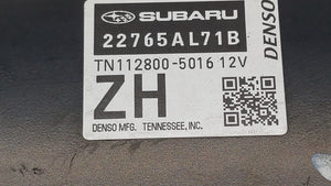 2017 Subaru Impreza PCM Engine Control Computer ECU ECM PCU OEM P/N:22765AL71B Fits OEM Used Auto Parts