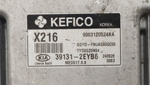 2015 Kia Forte PCM Engine Control Computer ECU ECM PCU OEM P/N:39133-2EYB6 39133-2EYC6, 39131-2EYB4 Fits OEM Used Auto Parts - Oemusedautoparts1.com 