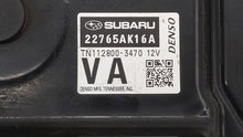 2015 Subaru Legacy PCM Engine Control Computer ECU ECM PCU OEM P/N:22765AK16A 2765AF36C, 22765AF36A, 22765AF36B Fits OEM Used Auto Parts