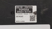 2012-2013 Toyota Prius PCM Engine Control Computer ECU ECM PCU OEM P/N:89661-47190 89661-47191 Fits Fits 2012 2013 OEM Used Auto Parts - Oemusedautoparts1.com 