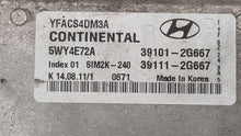 2011-2014 Hyundai Sonata Motor Computadora Ecu Pcm Ecm Pcu OEM 219493