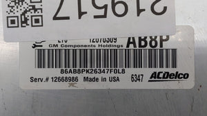 2017-2018 Chevrolet Sonic Motor Computadora Ecu Pcm Ecm Pcu OEM 219517