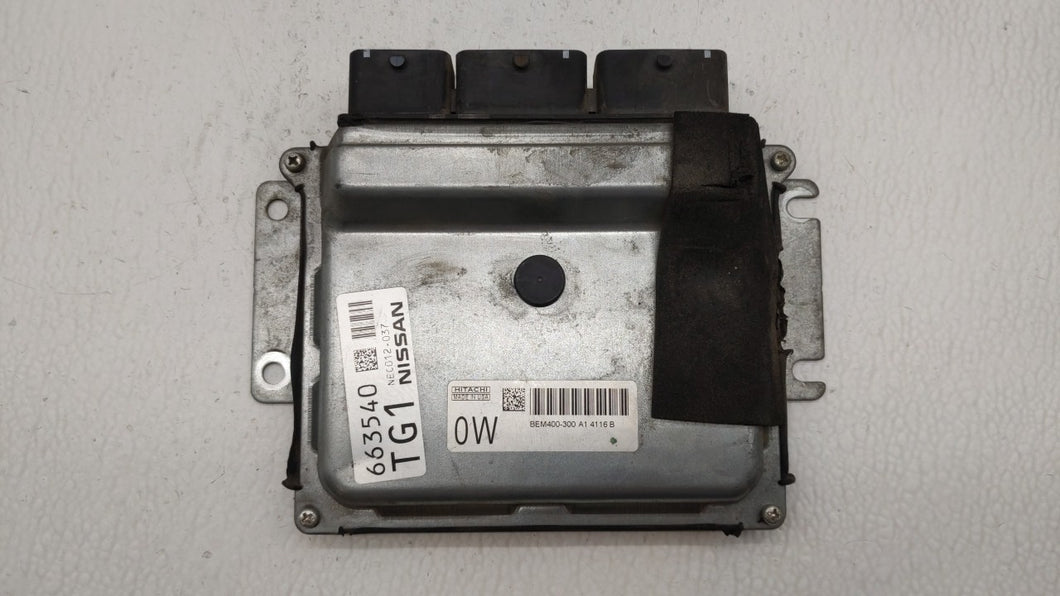 2013-2014 Nissan Altima PCM Engine Control Computer ECU ECM PCU OEM P/N:BEM400-300 A1 NEC012-036 Fits Fits 2013 2014 OEM Used Auto Parts - Oemusedautoparts1.com 