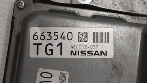 2013-2014 Nissan Altima PCM Engine Control Computer ECU ECM PCU OEM P/N:BEM400-300 A1 NEC012-036 Fits Fits 2013 2014 OEM Used Auto Parts - Oemusedautoparts1.com 