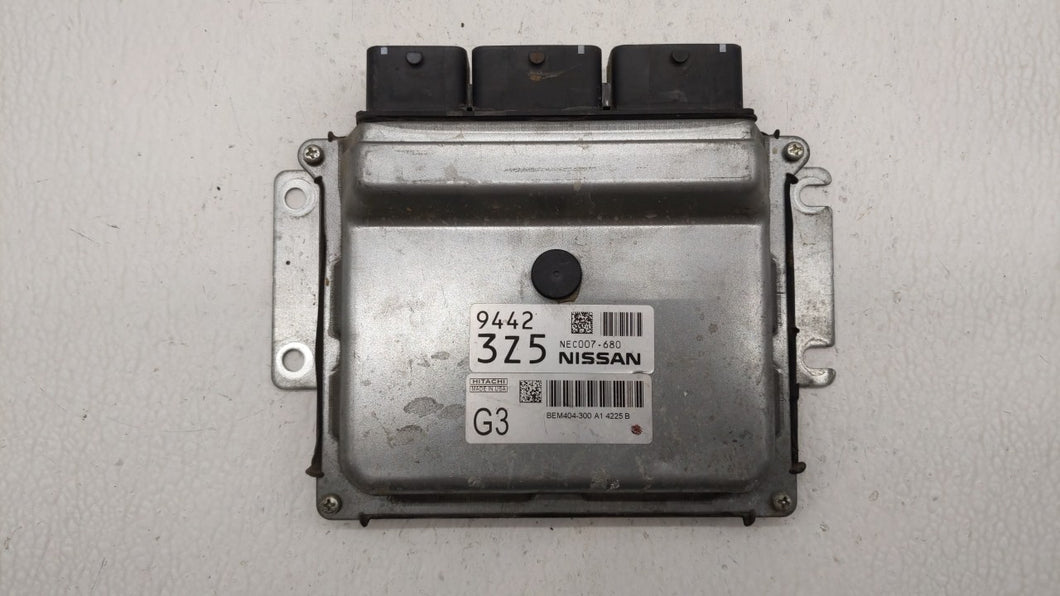 2013-2015 Nissan Sentra PCM Engine Control Computer ECU ECM PCU OEM P/N:BEM404-300 A1 NEC001-666 Fits Fits 2013 2014 2015 OEM Used Auto Parts - Oemusedautoparts1.com 