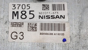 2013-2015 Nissan Sentra PCM Engine Control Computer ECU ECM PCU OEM P/N:BEM404-300 A1 NEC001-666 Fits Fits 2013 2014 2015 OEM Used Auto Parts