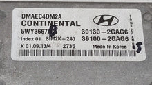 2015 Hyundai Santa Fe PCM Engine Control Computer ECU ECM PCU OEM P/N:39100-2GAG7 39130-2GAG7, 39100-2GAG5, 39130-2GAG5 Fits OEM Used Auto Parts