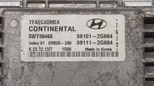 2011-2014 Hyundai Sonata PCM Engine Control Computer ECU ECM PCU OEM P/N:39101-2G671 39111-2G671 Fits Fits 2011 2012 2013 2014 OEM Used Auto Parts