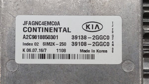 2016-2018 Kia Optima PCM Engine Control Computer ECU ECM PCU OEM P/N:39138-2GGC5 39108-2GGC5, 39138-2GGC6 Fits Fits 2016 2017 2018 OEM Used Auto Parts - Oemusedautoparts1.com 