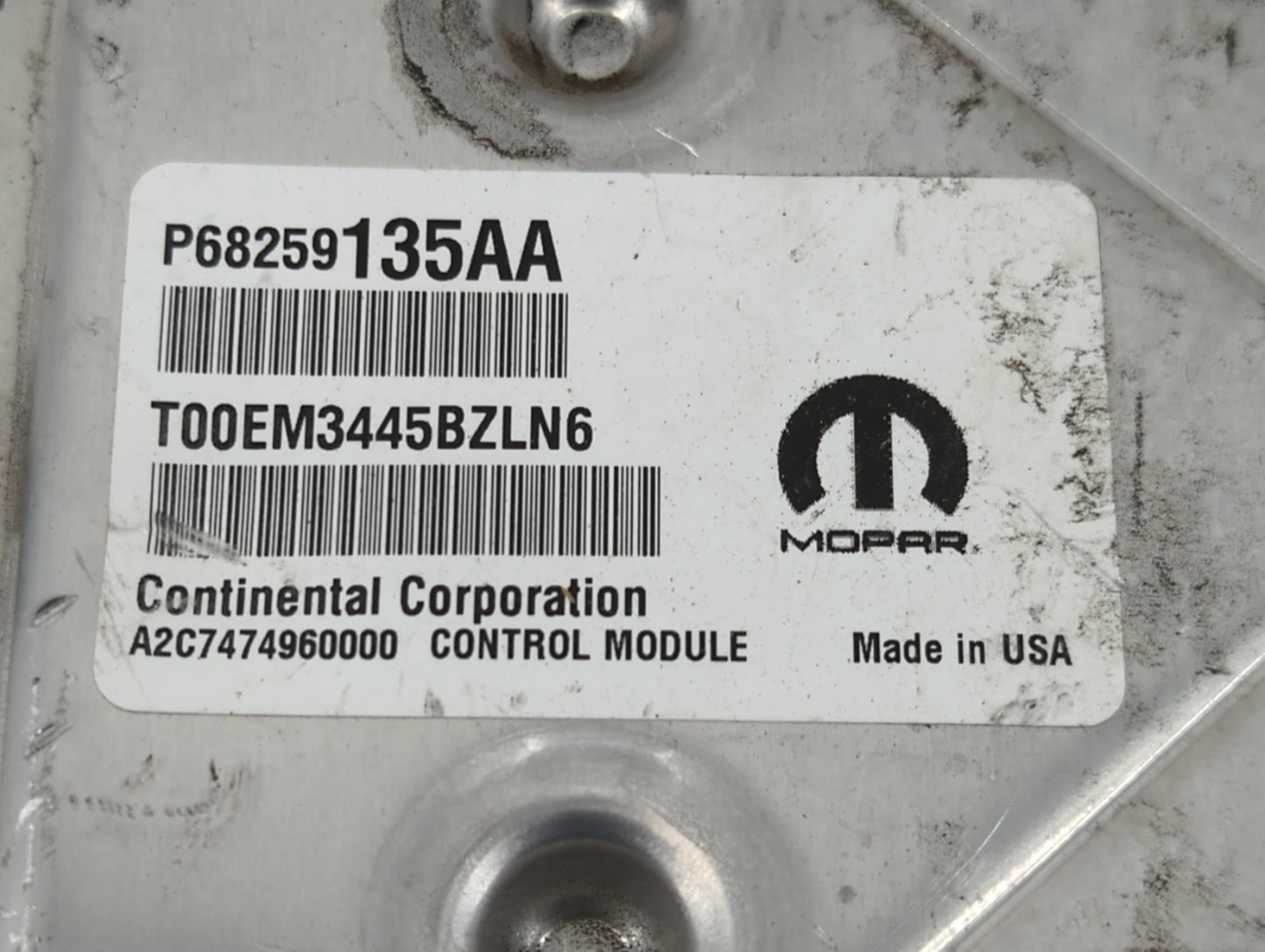 2016-2019 Dodge Journey PCM Engine Control Computer ECU ECM PCU OEM P/N:P68274648AC Fits Fits 2016 2017 2018 2019 OEM Used A