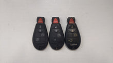 Lot of 3 Aftermarket Keyless Entry Remote Fob MIXED FCC IDS MIXED PART