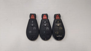 Lot of 3 Aftermarket Keyless Entry Remote Fob MIXED FCC IDS MIXED PART