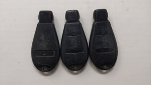 Lot of 3 Aftermarket Keyless Entry Remote Fob MIXED FCC IDS MIXED PART - Oemusedautoparts1.com 