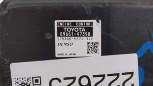 2011 Toyota Prius PCM Engine Control Computer ECU ECM PCU OEM P/N:89661-47390 89681-47211 Fits OEM Used Auto Parts - Oemusedautoparts1.com 