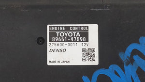 2014-2014 Toyota Prius Motor Computadora Ecu Pcm Ecm Pcu OEM 89661-47590 222706