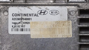 2011-2014 Hyundai Sonata Motor Computadora Ecu Pcm Ecm Pcu OEM 235969