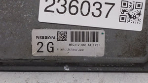 2011 Nissan Rogue PCM Engine Control Computer ECU ECM PCU OEM P/N:MEC112-060 A1 MEC112-060 D1 Fits OEM Used Auto Parts - Oemusedautoparts1.com 