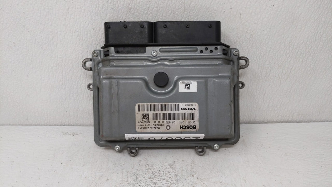 2012 Volvo S60 PCM Engine Control Computer ECU ECM PCU OEM P/N:0 261 209 108 31286086, 1343 0003 Fits OEM Used Auto Parts - Oemusedautoparts1.com 