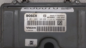 2012 Volvo S60 PCM Engine Control Computer ECU ECM PCU OEM P/N:0 261 209 108 31286086, 1343 0003 Fits OEM Used Auto Parts - Oemusedautoparts1.com 