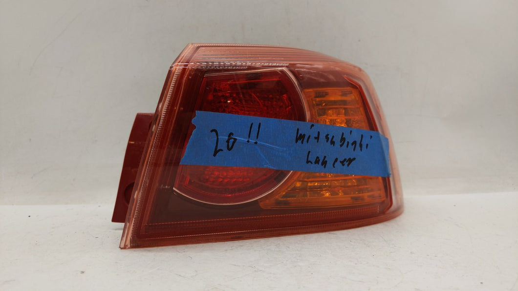 2011 Mitsubishi Lancer Tail Light Assembly Passenger Right OEM P/N:314-1925R-AS Fits OEM Used Auto Parts