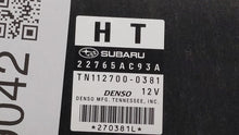 2011 Subaru Legacy PCM Engine Control Computer ECU ECM PCU OEM P/N:22765AC93A 22765AB07B, 22765AB07A, 22765AC93B Fits OEM Used Auto Parts - Oemusedautoparts1.com 