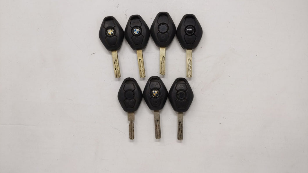 Lot of 7 Bmw Keyless Entry Remote Fob MIXED FCC IDS MIXED PART NUMBERS