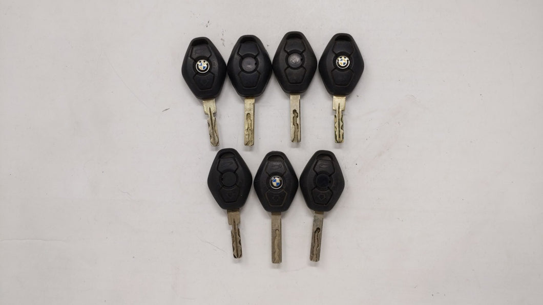 Lot of 7 Bmw Keyless Entry Remote Fob MIXED FCC IDS MIXED PART NUMBERS