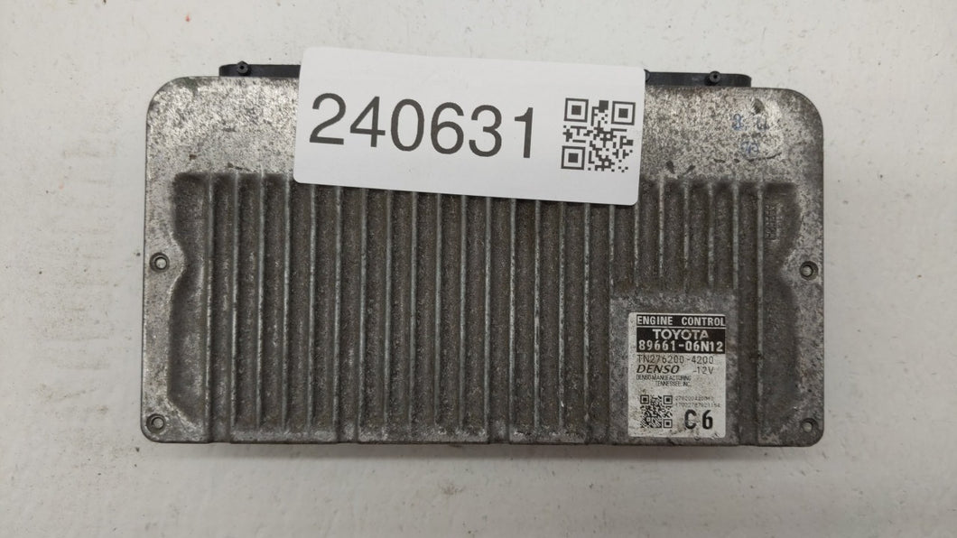 2016-2017 Toyota Camry PCM Engine Control Computer ECU ECM PCU OEM P/N:89661-06N12 89661-06N11 Fits Fits 2016 2017 OEM Used Auto Parts