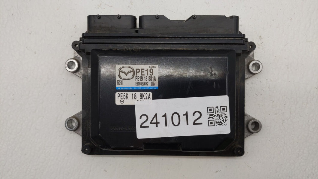 2014 Mazda 3 PCM Engine Control Computer ECU ECM PCU OEM P/N:PE19 18 881A Fits OEM Used Auto Parts - Oemusedautoparts1.com 