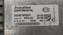 2016-2018 Kia Optima PCM Engine Control Computer ECU ECM PCU OEM P/N:39138-2GGC1 39108-2GGC1, 39138-2GGC0 Fits Fits 2016 2017 2018 OEM Used Auto Parts