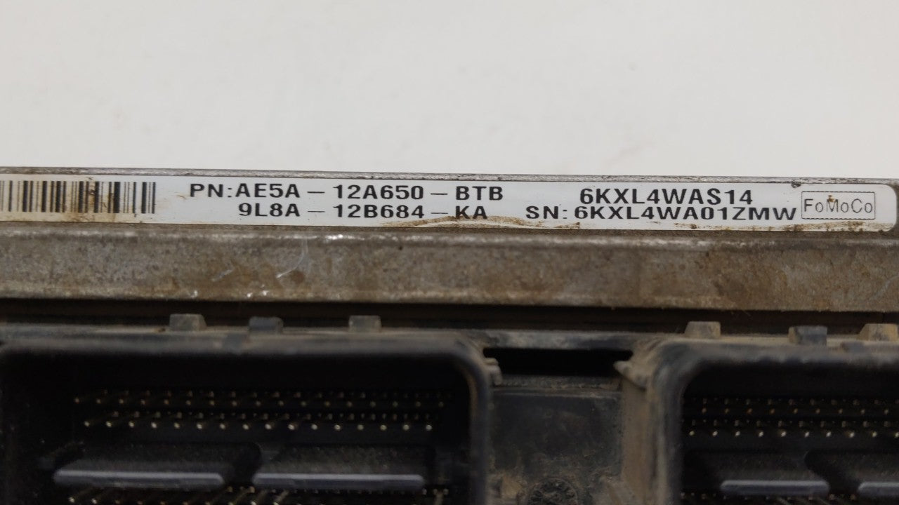 2010 Ford Fusion PCM Engine Control Computer ECU ECM PCU OEM P/N:AE5A-12A650-AFE 9L8A-12B684-BC Fits OEM Used Auto Parts - Oemusedautoparts1.com 