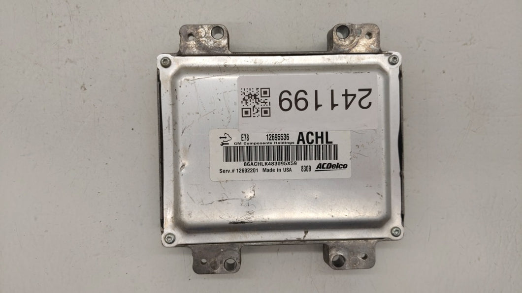 2017-2018 Chevrolet Trax PCM Engine Control Computer ECU ECM PCU OEM P/N:12668986 12679097, 12670309 Fits Fits 2017 2018 2019 OEM Used Auto Parts - Oemusedautoparts1.com 