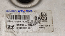 2019 Kia Rio PCM Engine Control Computer ECU ECM PCU OEM P/N:39199-2BAC0 Fits OEM Used Auto Parts