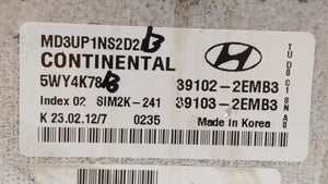 2011-2013 Hyundai Elantra PCM Engine Control Computer ECU ECM PCU OEM P/N:39103-2EMB2 39102-2EMB2 Fits Fits 2011 2012 2013 OEM Used Auto Parts - Oemusedautoparts1.com 