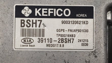 2015 Kia Soul PCM Engine Control Computer ECU ECM PCU OEM P/N:39110-2BSH7 Fits OEM Used Auto Parts - Oemusedautoparts1.com 