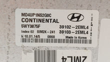 2014-2016 Hyundai Elantra PCM Engine Control Computer ECU ECM PCU OEM P/N:39102-2EML6 39103-2EML6 Fits Fits 2014 2015 2016 OEM Used Auto Parts