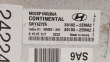 2011-2013 Hyundai Elantra PCM Engine Control Computer ECU ECM PCU OEM P/N:39102-2EMN2 39103-2EMN2 Fits Fits 2011 2012 2013 OEM Used Auto Parts