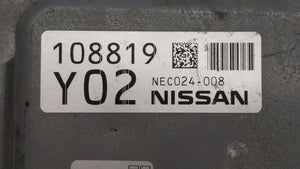 2016-2017 Nissan Altima PCM Engine Control Computer ECU ECM PCU OEM P/N:BEM408-300 A1 Fits Fits 2016 2017 OEM Used Auto Parts - Oemusedautoparts1.com 