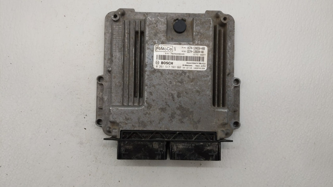 2017-2019 Ford Fusion PCM Engine Control Computer ECU ECM PCU OEM P/N:KS7A-12A650-BCA HS7A-12A650-ABB Fits Fits 2017 2018 2019 OEM Used Auto Parts - Oemusedautoparts1.com 