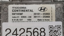 2011-2014 Hyundai Sonata PCM Engine Control Computer ECU ECM PCU OEM P/N:39101-2G673 39101-2G671 Fits Fits 2011 2012 2013 2014 OEM Used Auto Parts - Oemusedautoparts1.com 