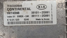 2011-2013 Kia Optima Motor Computadora Ecu Pcm Ecm Pcu OEM 242859