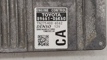 2012-2014 Toyota Camry PCM Engine Control Computer ECU ECM PCU OEM P/N:89661-06K63 89661-06K84 Fits Fits 2012 2013 2014 OEM Used Auto Parts - Oemusedautoparts1.com 