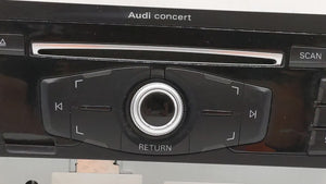 2013 Audi A4 Quattro Radio AM FM Cd Player Receiver Replacement P/N:8R1 035 186 Q 8R1 035 186 H Fits 2014 2015 2016 OEM Used Auto Parts