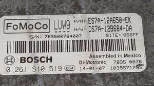 2014-2016 Ford Fusion PCM Engine Control Computer ECU ECM PCU OEM P/N:ES7A-12A650-EK ES7A-12A650-AL Fits Fits 2014 2015 2016 OEM Used Auto Parts