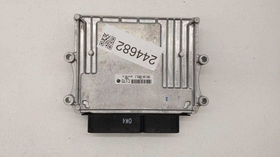 2018-2019 Hyundai Kona PCM Engine Control Computer ECU ECM PCU OEM P/N:39118-2BCL1 Fits Fits 2018 2019 OEM Used Auto Parts - Oemusedautoparts1.com 