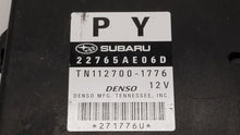 2013-2014 Subaru Legacy PCM Engine Control Computer ECU ECM PCU OEM P/N:22765AE06C 22765AE06D, 22765AE06B Fits Fits 2013 2014 OEM Used Auto Parts