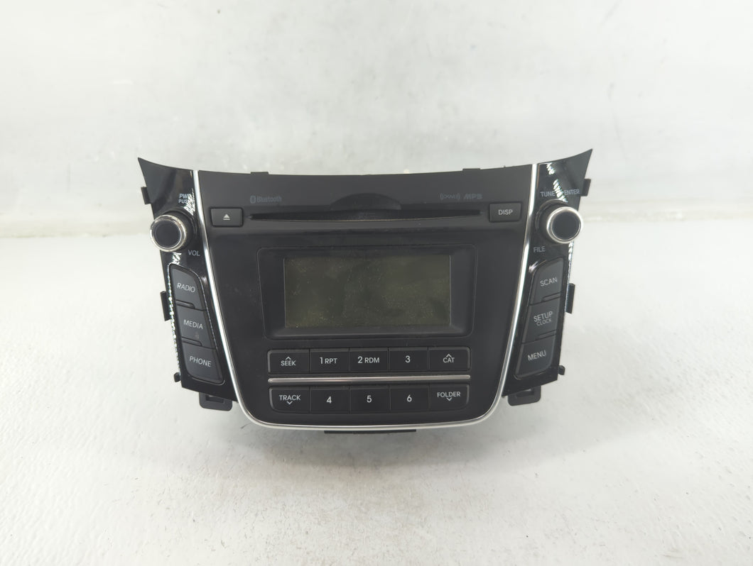 2014-2015 Hyundai Elantra Radio AM FM Cd Player Receiver Replacement P/N:96170-A5160GU Fits Fits 2014 2015 OEM Used Auto Parts