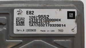 2017-2018 Gmc Acadia PCM Engine Control Computer ECU ECM PCU OEM P/N:12698026 12673932, 12708794 Fits Fits 2016 2017 2018 2019 OEM Used Auto Parts