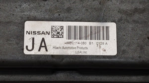 2011 Nissan Altima PCM Engine Control Computer ECU ECM PCU OEM P/N:MEC114-080 B1 Fits OEM Used Auto Parts - Oemusedautoparts1.com 