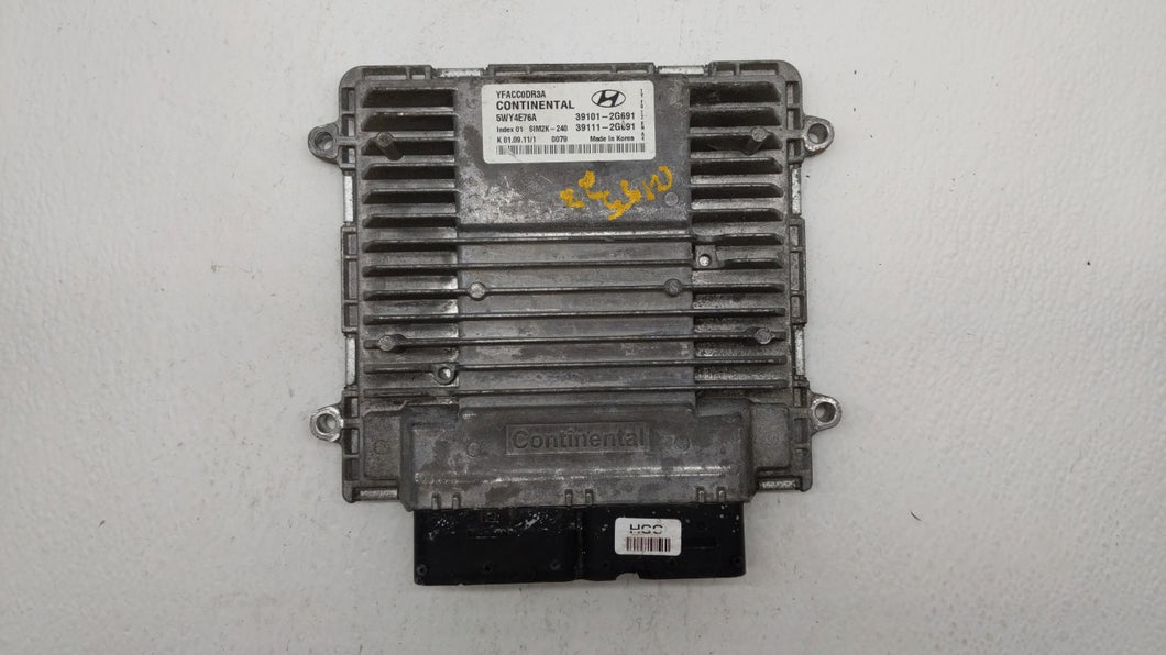 2011-2014 Hyundai Sonata PCM Engine Control Computer ECU ECM PCU OEM P/N:39101-2G692 39111-2G690 Fits Fits 2011 2012 2013 2014 OEM Used Auto Parts